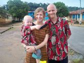 Rob, Gen and Sam in Guinea